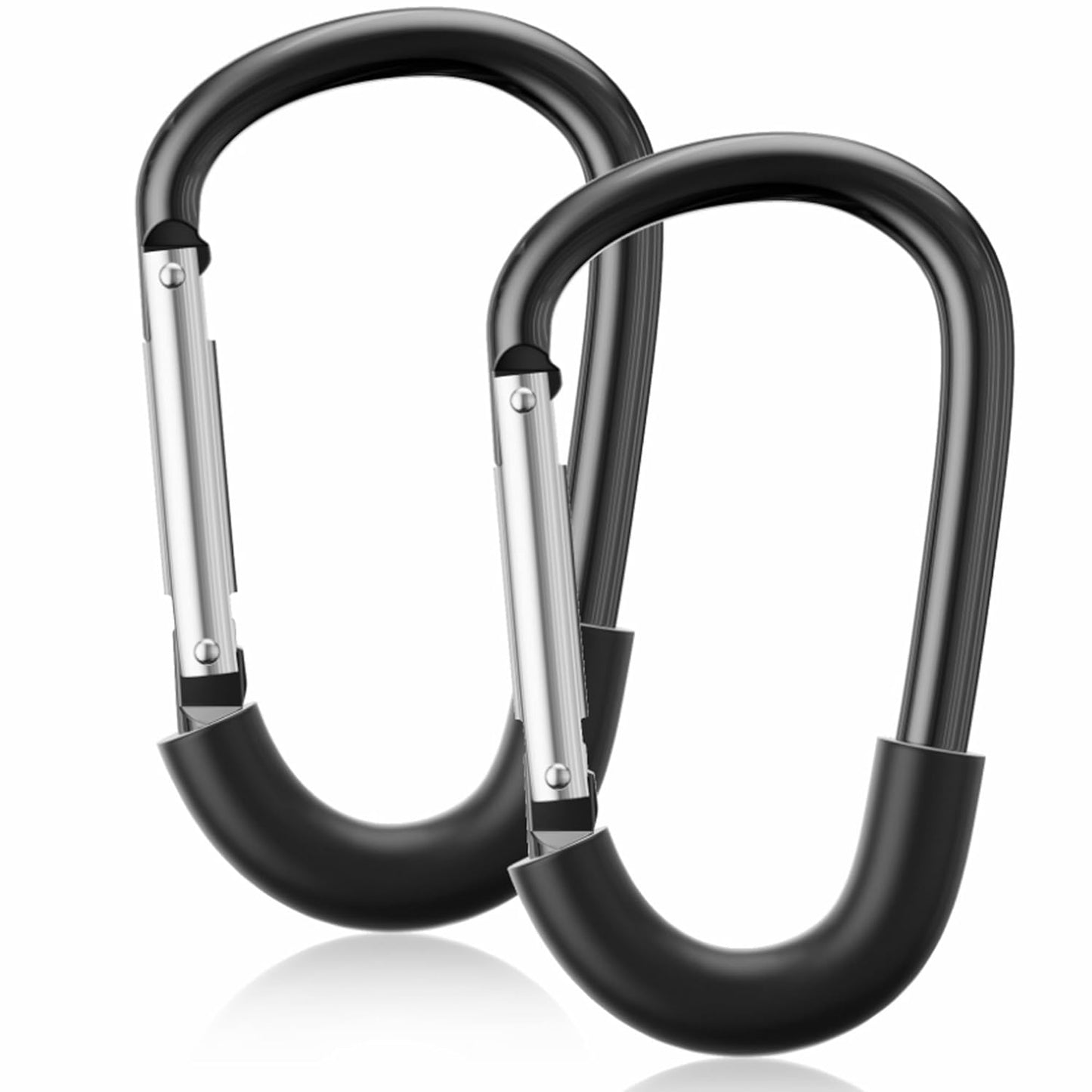 SURDOCA Stroller Hooks, Large Stroller Hooks for Bags, Universal Stroller Clips and Hooks, Mommy Hook for Stroller Heavy Duty, Stroller Accessories for Mom