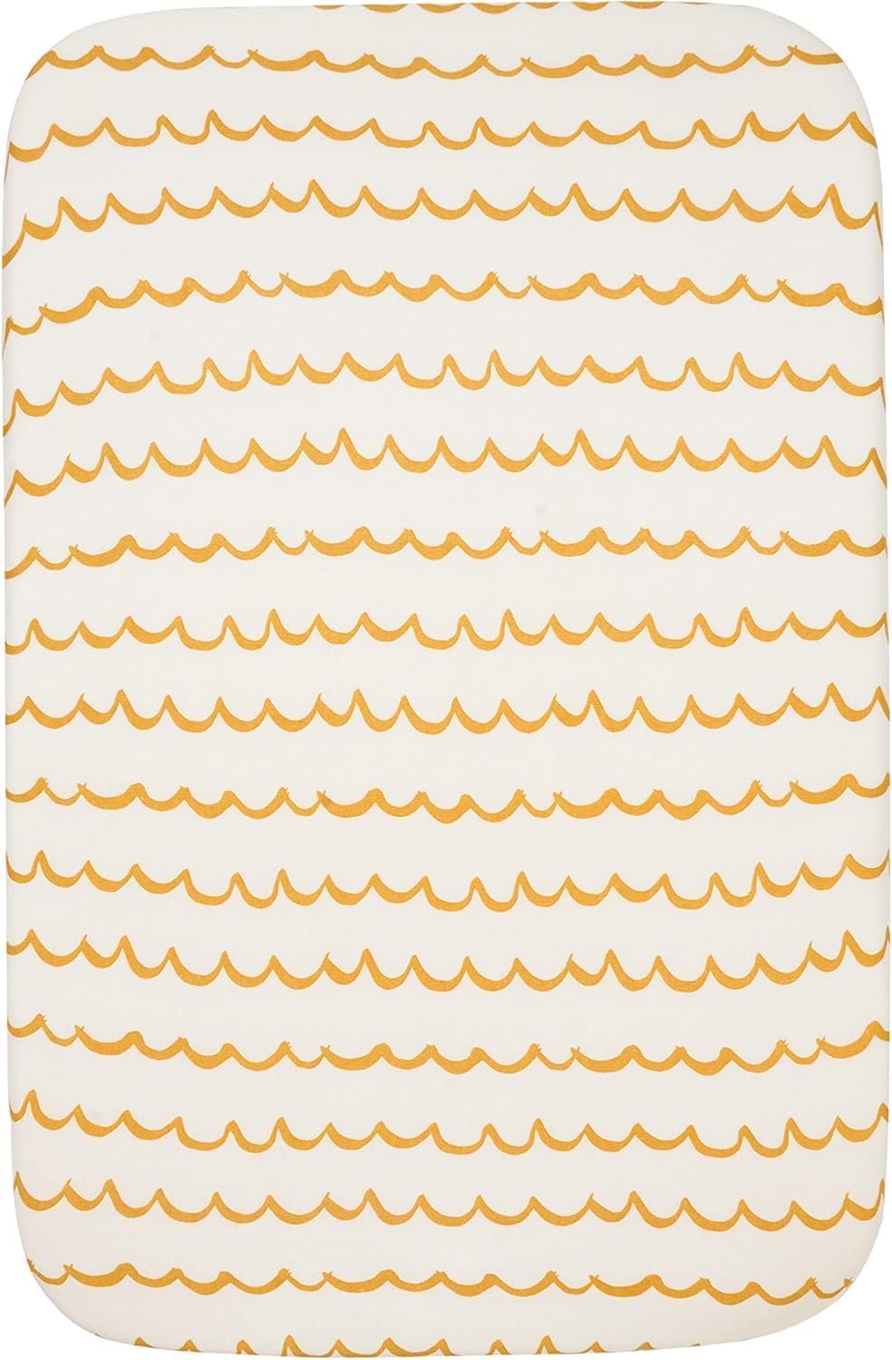 Tutti Bambini Premium Bassinet Sheets (2 Pack) - Soft & Breathable Bamboo Jersey, Double-Strength Bedside Sleeper Sheets, Fits Mattresses from 20.8 x 31.5 in to 23.6 x 35.4 in (Our Planet)