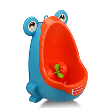 Cute Frog Potty Training Urinal for Boys with Funny Aiming Target - Blackish Green