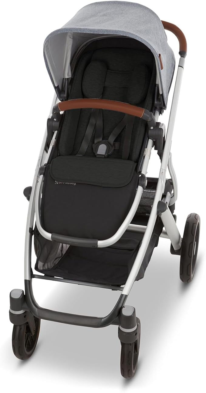 UNIQUIFY Insert Liner Seat Compatible with Uppababy Vista, Vista V2, Cruz, Cruz V2, RUMBLESEAT V2 and RUMBLESEAT V2+ (Black)