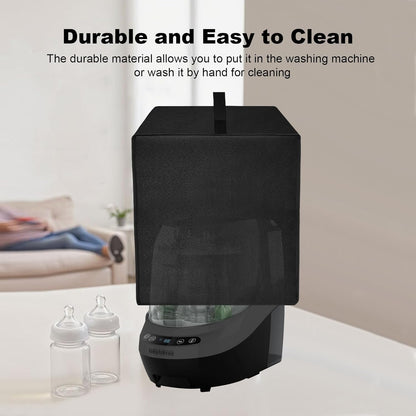 Baby Bottle Washer Cover Sterilizer Cover Dust-Proof Nylon Protective Case for Baby Brezza Bottle Dryers Pro - Sterilizer Dryer - All in One Machine (Silver)