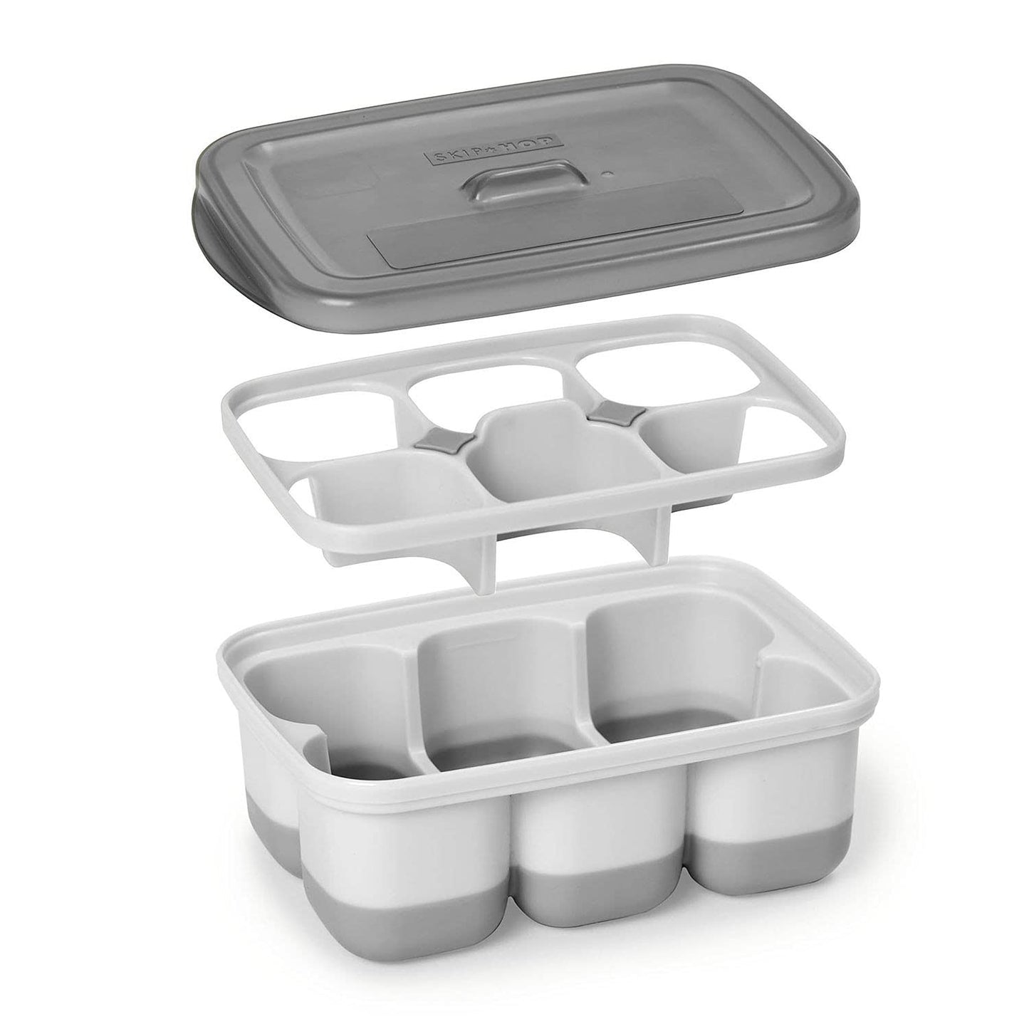 Skip Hop Baby Food Maker, Easy Prep Press Set, Grey