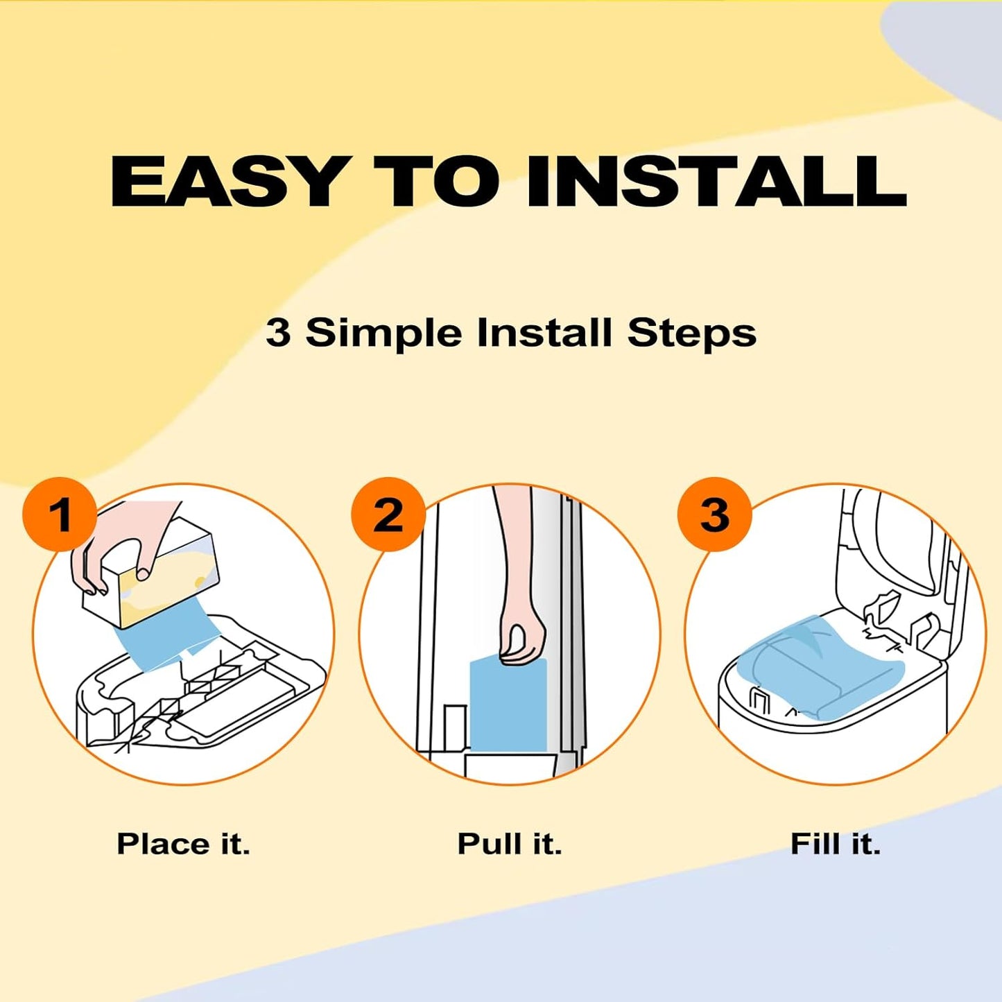 Diaper Pail Refills Bags Compatible with Genie Easy Roll Signature & Platinum Diaper Pails | Holds Up to 1410 Newborn Diapers Per Refill | 7 Layer Odor Barrier Technology, 2Pack(60 Bags)