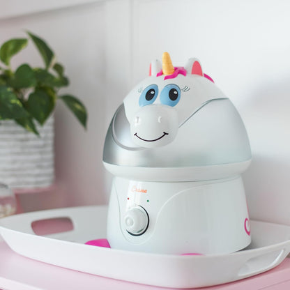 Crane Cute Animal Humidifier for Kids Bedroom and Nursery, Ultrasonic Cool Mist, 1 Gallon, Auto Shut Off, Cool Mist Humidifier