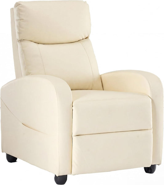 Sweetcrispy Recliner Chair, 360 Swivel Rocker Chair for Adults, Glider Rocker Recliners, Nursery Chairs for Living Room, High Back, Upholstered Deep Seat, Classical Brown