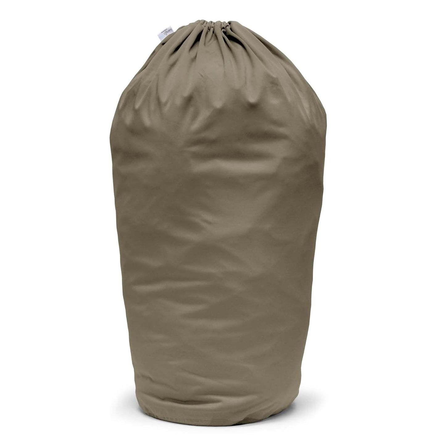 Kanga Care Seam Sealed Drawstring Reusable Diaper Pail Liner Large Barrel Shape 26" height x 51" top x 33" base | Pebble
