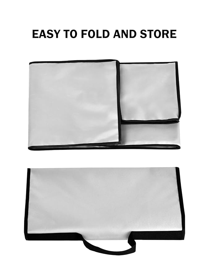 Baby Bottle Washer Cover Sterilizer Cover Dust-Proof Nylon Protective Case for Baby Brezza Bottle Dryers Pro - Sterilizer Dryer - All in One Machine (Silver)