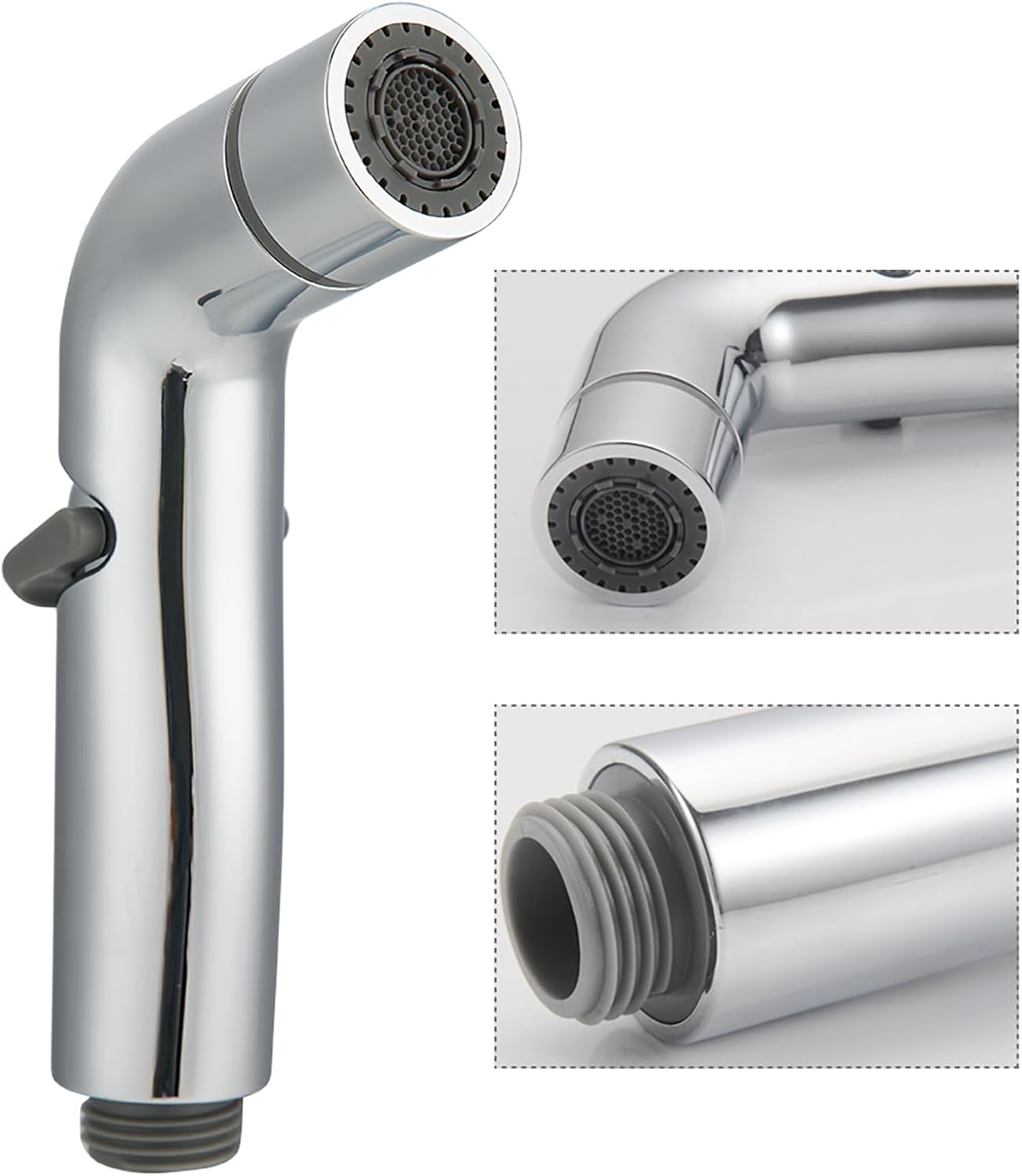 GOTOTOP Bidet Sprayer for Toilet - Handheld Muslim Shower Kit with Adjustable Jet Spray, Cloth Diaper Sprayer Set & Toilet Bidet Attachment