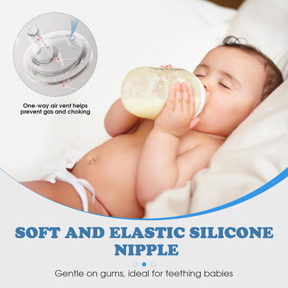 Sippy Spout Nipples for Philips Avent Natural Baby Bottles – Soft Silicone Trainer Nipple for 6M+ Babies, BPA-Free, Spill-Resistant, Pack of 4