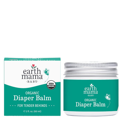 Earth Mama Organic Nipple Butter™ | Nipple Cream Safe for Breastfeeding | Postpartum Essentials for Nursing | Non Lanolin Nipple Cream, 2-Fluid Ounce