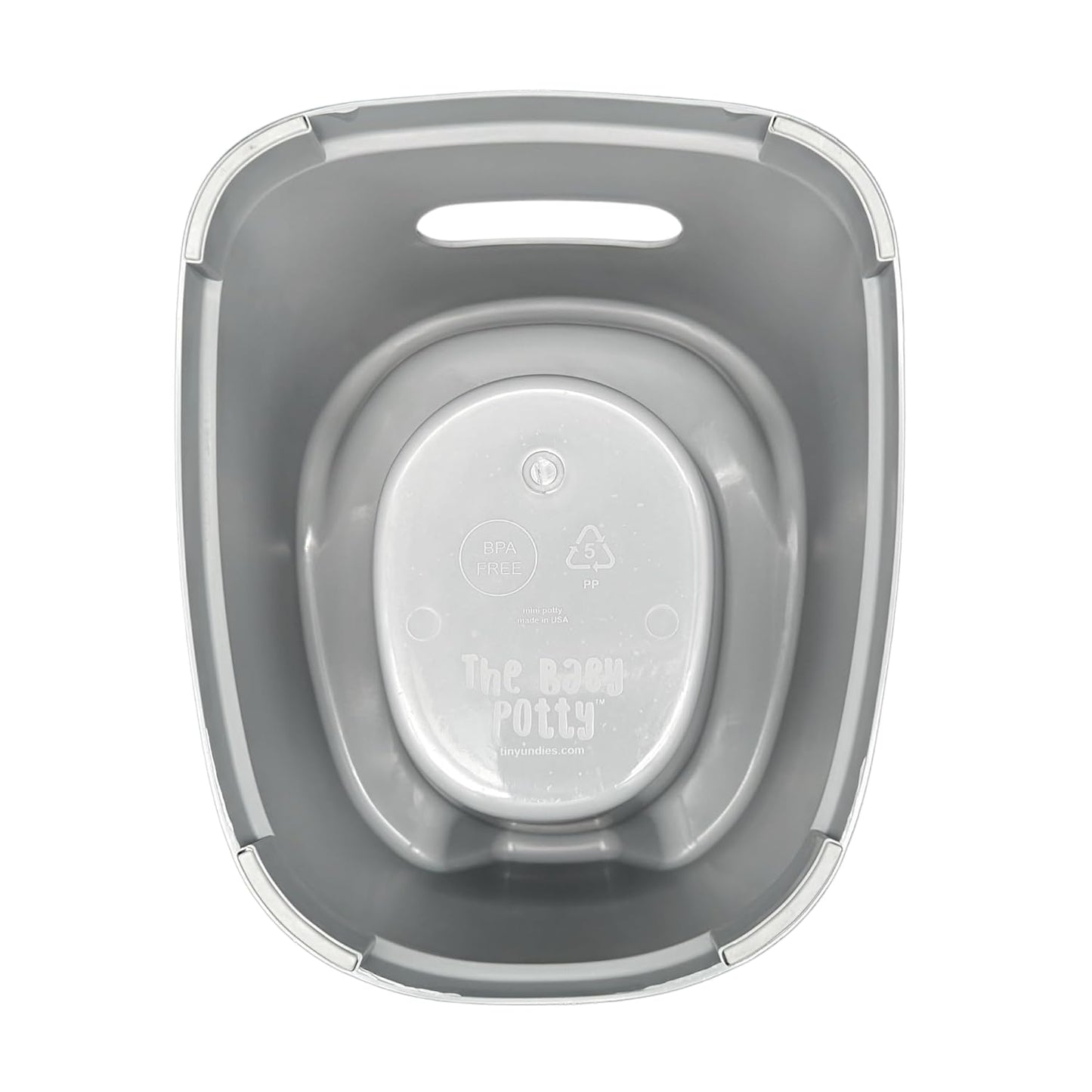 The Baby Potty - Mini Potty | Early Potty Training | Elimination Communication | Portable & Lightweight | Promote Independence | Child Training Toilet (Sage Green)