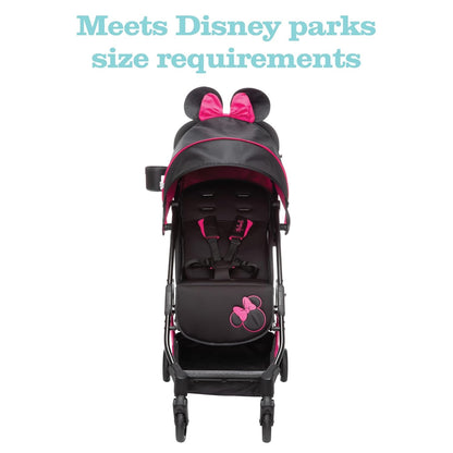 Disney Mickey Mouse Teeny Ultra Compact Stroller, Let's Go Mickey!, Black