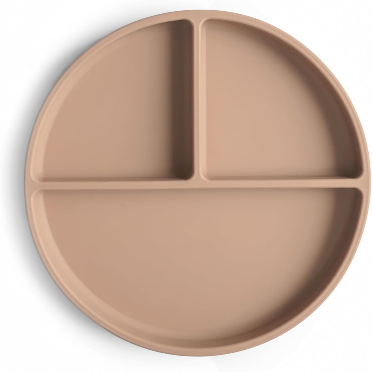 mushie Silicone Suction Plate | BPA-Free Non-Slip Design (Soft Lilac)