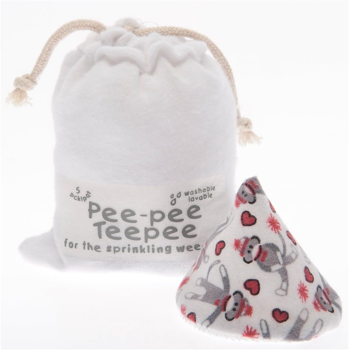 Washable Cotton Pee-Pee Teepees That Shield Baby Boys Pee During Diaper Changes. Makes a Great add-on Gift for a Baby Shower Thanks to its Fun, Gift-Ready Store Packaging. 5 Pack. Western