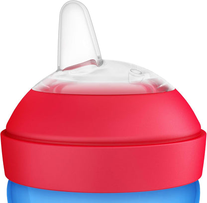 Philips AVENT My Easy Sippy Cup with Soft Spout and Spill-Proof Design, Blue/Green, 9oz, 2pk, SCF553/25