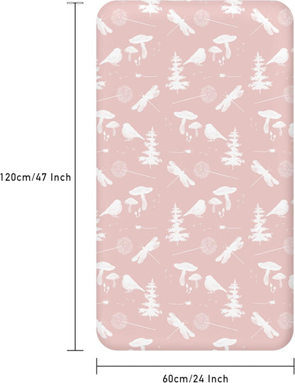 Bedside Sleeper Bassinet Fitted Sheets 20 x 33, 3 Pack Baby Delight Beside Me Dreamer,Babybond,Jimglo,koola,cowiewie,fodoss, Dream On Me Baby Square Bassinet, Pink Animal