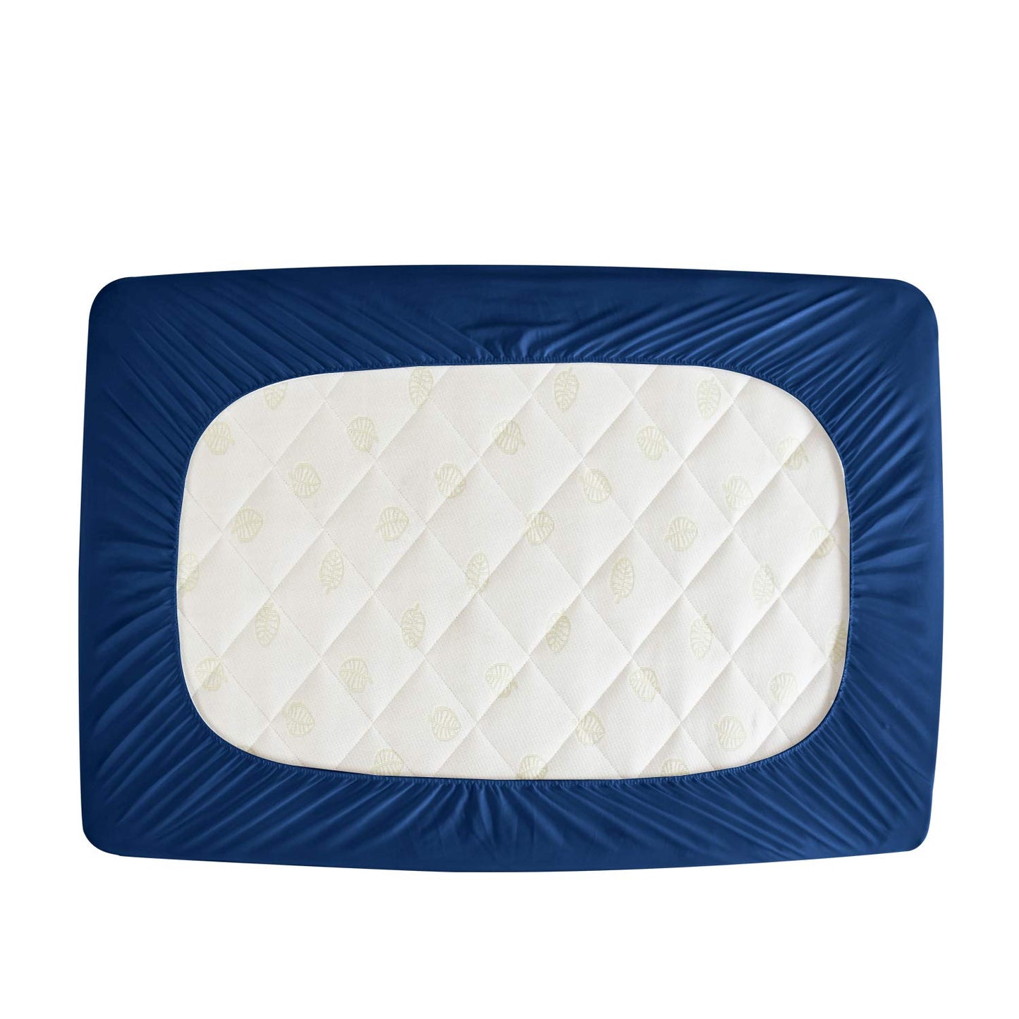 Pack and Play Sheets Mattress Pad Protector Fitted Waterproof Playard Mattress Cover, Compatible with Graco Pack n Play & Dream On Me & Pamo Babe, Playpen/Playard Sheet Quilted, Gray, 39" x 27"