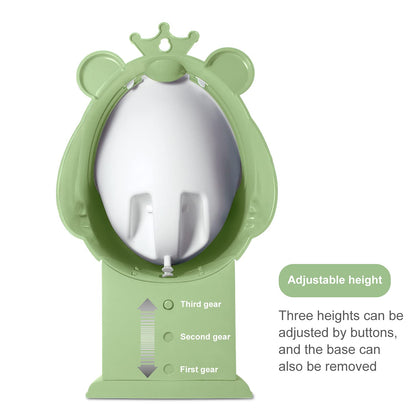 Potty Training Urinal Boy Urinal Kids Toddler Pee Trainer Bathroom Funny Baby Training Potties（Green）