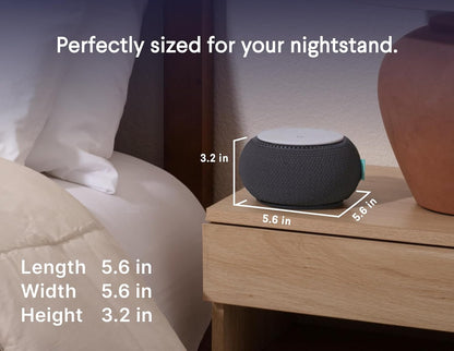 SNOOZ Smart White Noise Machine - Real Fan Inside for Non-Looping Sound, Portable Sleep Aid for Adults, Dogs, Travel, Home, Bedroom, Sleeping, Office Privacy, Therapy, & Baby Registry Essential- Cloud