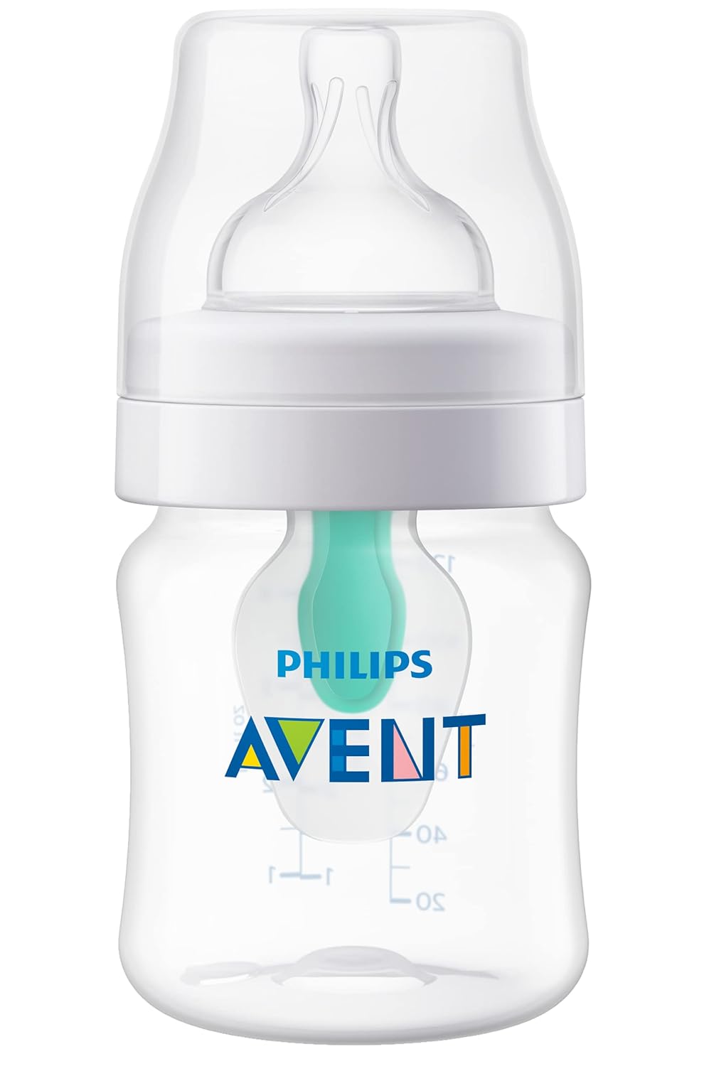 Philips Avent, Anti-Colic Baby Bottle with AirFree Vent, Scy703/91, Clear, Scy703/91, 9 Ounce