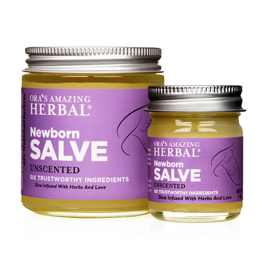 Ora's amazing Herbal, Newborn Salve, Diaper Rash Cream, Calendula Baby Balm, EWG Verified Baby Ointment, Acne Eczema, Butt Cream, Infant Massage, Natural Paraben Free, Good for Sensitive Skin