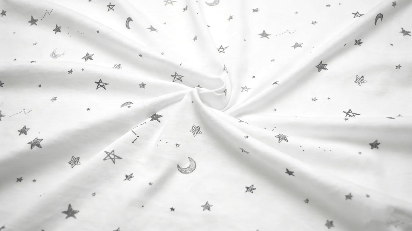 American Baby Company 100% Natural Cotton Fitted Pack and Play Sheet 39" x 27" - Soft & Breathable Pack N Play Sheet for Playpen, Playard & Mini Crib Mattress, Navy Whale, for Boys & Girls