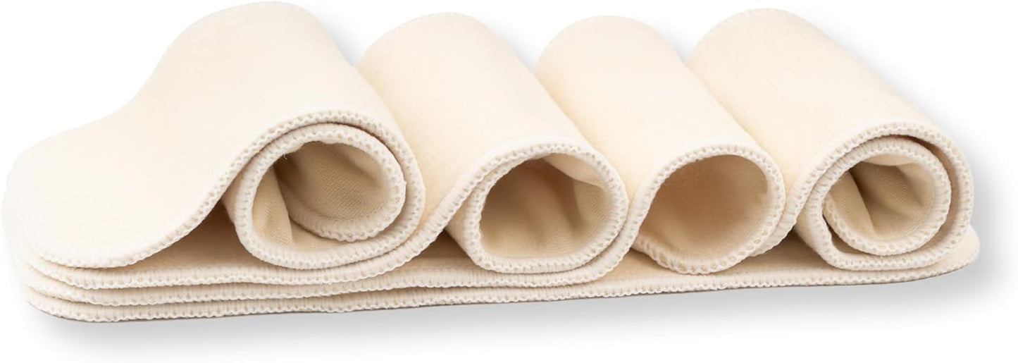 Diaper Liners for Cloth Diapers, 100 Disposable Sheets Per Roll, Made of Soft Material, by Nora's Nursery