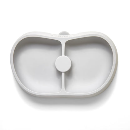 Nummy BOWL - Pure Silicone Bowl with Hidden Suction Cup for Babies and Toddlers | BPA and Phthalate Free | Microwave and Dishwasher Safe | Great Baby Gift (Blue, Puppy Pal Collection)