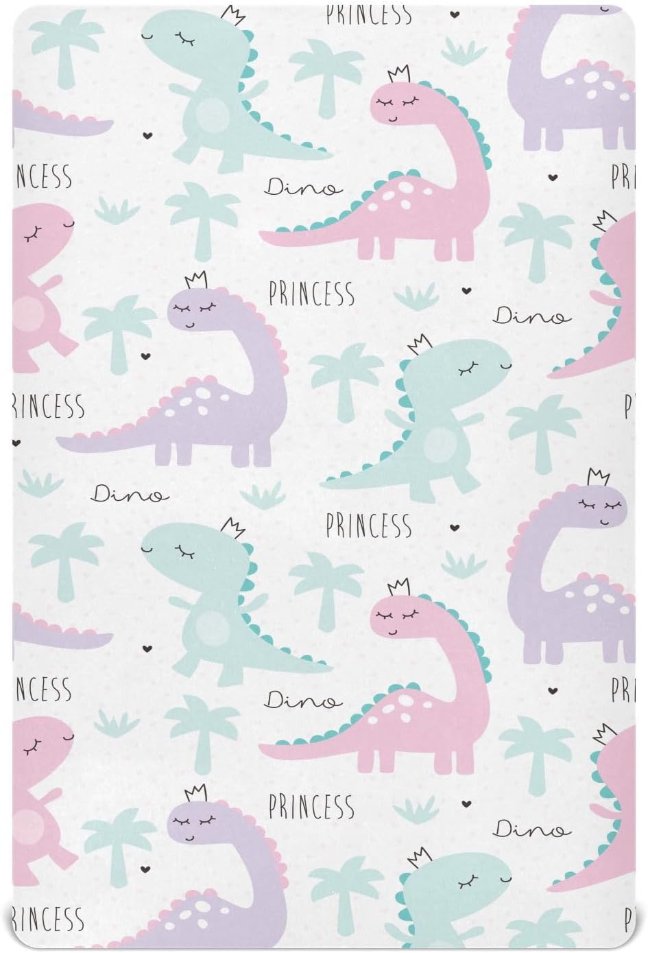 Fitted Crib Sheets Turtle Sea Horse Stretchy Portable Playard Sheets for Baby Toddler, Breathable Soft Mini Crib Mattress 39 x 27 in for Boys and Girls