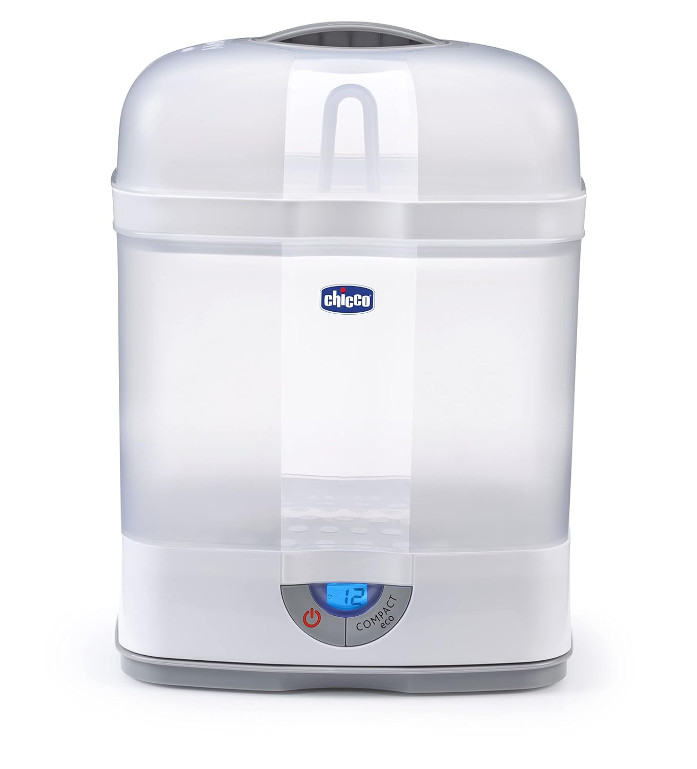 Chicco 3-in-1 Modular Electric Steam Sterilizer for Baby Bottles, Feeding Accessories, and More | Eliminates 99.9% of Germs | 3 Configurations | Automatic Shut-Off and Quiet Operation