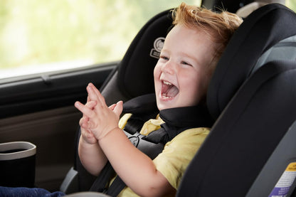 Safety 1st Turn and Go 360 ST Rotating All-in-One Convertible Car Seat, SafetySwivel Technology, SecureTech Installation, 3-in-1 Rear-Facing, Forward-Facing, Booster, 5-100 lbs, Siberian Caviar