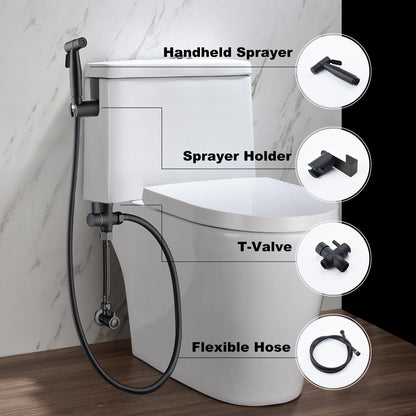 Bidet Sprayer for Toilet - Handheld Cloth Diaper Washer - Brass Construction
