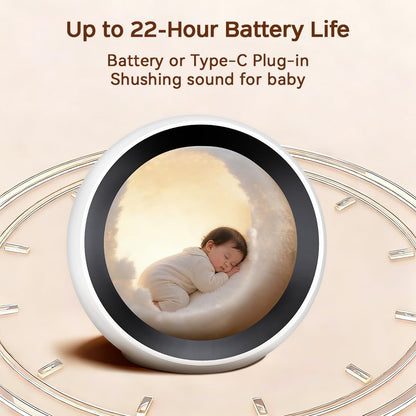 Continuous Sound Machine Battery Small White Noise Machine for Baby Kids Adult with 32 Soothing Sounds 32 Volume Levels Sleep Brown Noise Machine for Travel Office Privacy with 4 Timer & Memory