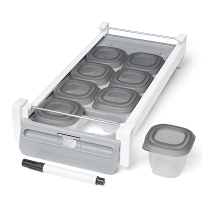 Skip Hop Baby Food Maker, Easy Prep Press Set, Grey