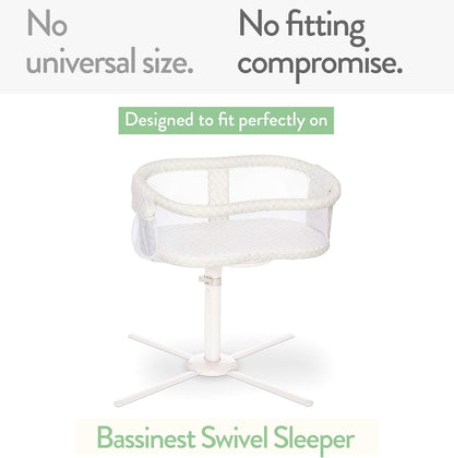 Bassinet Fitted Sheets 33x20 for Baby Beside Dreamer Bassinet & Bedside Sleeper – Snuggly Soft 100% Jersey Cotton – Dusty Blue + Navy – 2 Pack