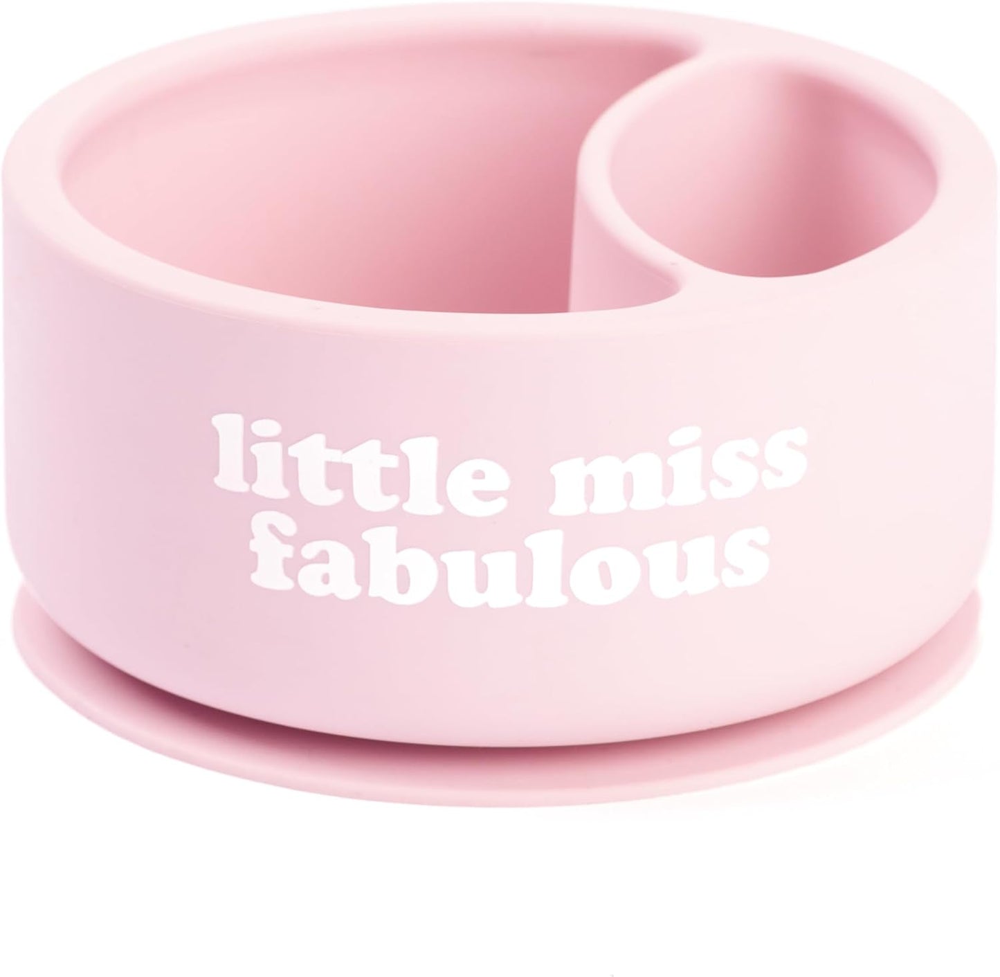 Bella Tunno Silicone Suction Bowl for Toddlers and Babies, Food Grade BPA Free Silicone, Non Slip Suction Base, Microwave & Dishwasher Safe, Ideal Baby-Led Weaning & Self Feeding Bowl, Miss Mess