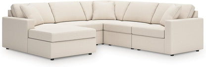 Signature Design by Ashley Modmax Coastal Press-Back Swivel Glider Rocker Recliner with Machine Washable Cover, Hidden Storage Compartments and 2 Bolster Pillows, Beige - Colors A