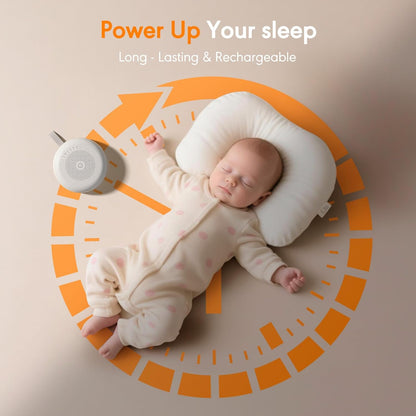White Noise Machine for Baby Adult, Portable Sound Machine with 33 Soothing Sounds, Timer & Memory Function for Sleep, Travel, Nursery, Office and Home