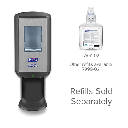 PURELL CS8 Automatic Hand Sanitizer Dispenser, Graphite, for 1200 mL Refills (Pack of 1) – 7824-01
