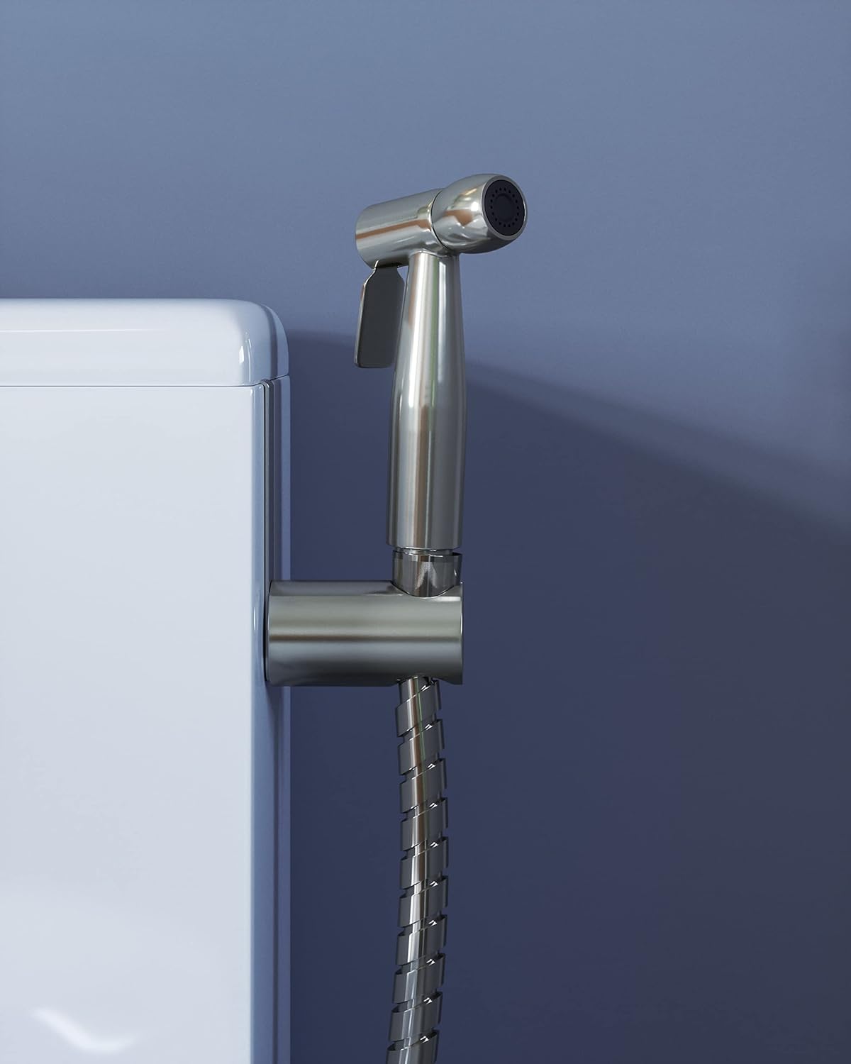Design House 583906 Modern Single-Function Dual-Mount Hand Held Bidet Sprayer for Bathroom, Matte Black