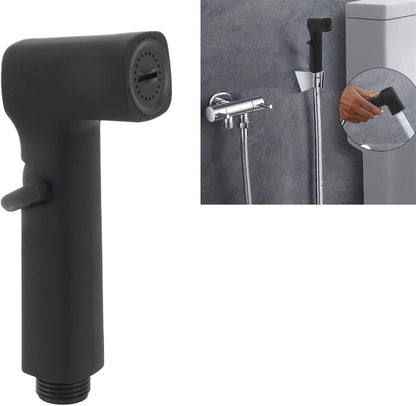 TOPINCN Black Bidet Sprayer Stainless Steel Bidet Attachment for Toilet Handheld Cloth Bathroom Diaper Sprayer for Kitchen Adjustable Water Pressure