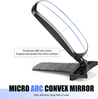 Car Interior Rearview Mirror, HD Rotatable and Adjustable Baby Seat Mirror, for Observing Rear Row, Universal for Most Cars (White)