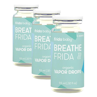 Frida Baby Breathefrida Vapor Bath Drops, Baby Congestion Relief with Eucalyptus Essential Oil for Humidifier, Aromatherapy Oil Help Baby Breathe Easy