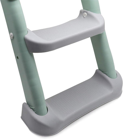 HTTMT- Giraffe Potty Training Toilet Ladder Seat With Upgraded Cushion Step Stool Ladder Toilet Chair/Toilet Trainer for Baby Toddler Kids Children In Pink [P/N: ET-BABY001-PINK STEP]