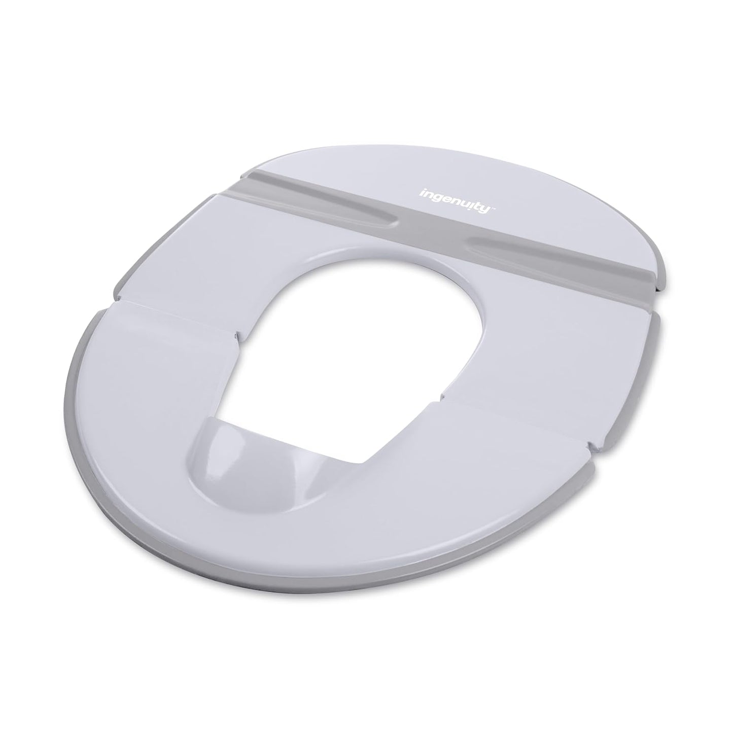 Ingenuity My Travel Potty, 2-in-1 Baby and Toddler Portable Potty Seat & Potty Ring, Lightweight Foldable, Includes Travel Bag & 3 Disposable Liners, Neutral