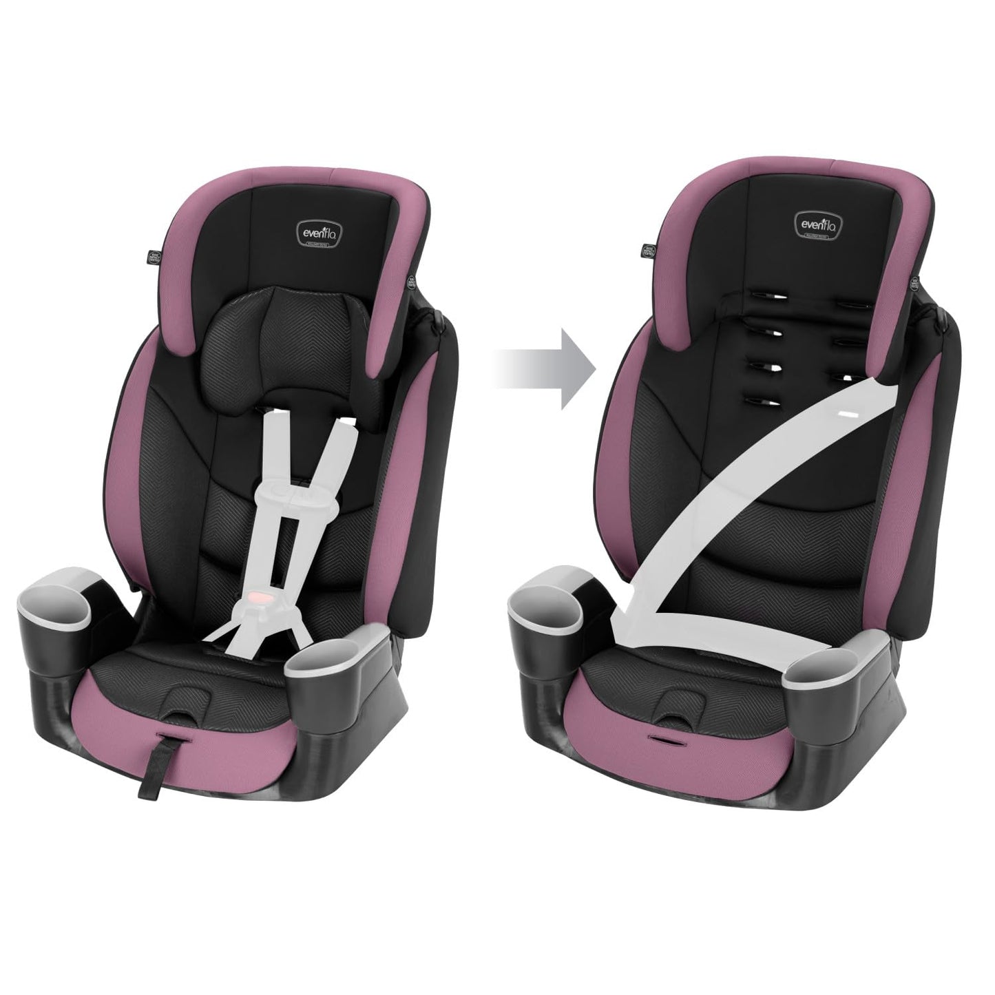 Evenflo Maestro Sport Booster Car Seat (Whitney Purple)