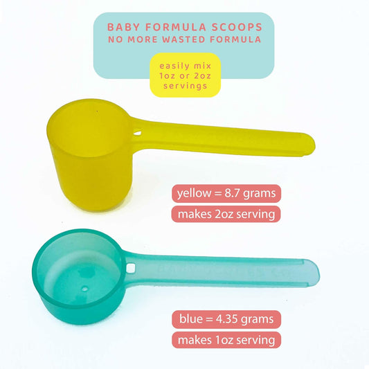 Infant Formula Measuring Scoop — Precise 1oz & 2oz Single-Serving for Newborns & Infants, BPA-Free Design