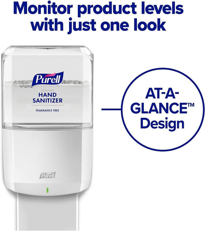 PURELL ES8 Automatic Hand Sanitizer Dispenser with Energy-on-the-Refill, White, for 1200 mL PURELL ES8 Hand Sanitizer Refills (Pack of 1) - 7720-01