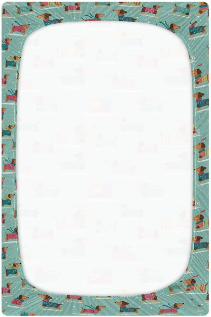 Baby Crib Sheet Cute Goose Flowers Crib Mattress for Boys and Girls Playard Sheet Soft Breathable Fitted Baby Mattress Cover 52x28in