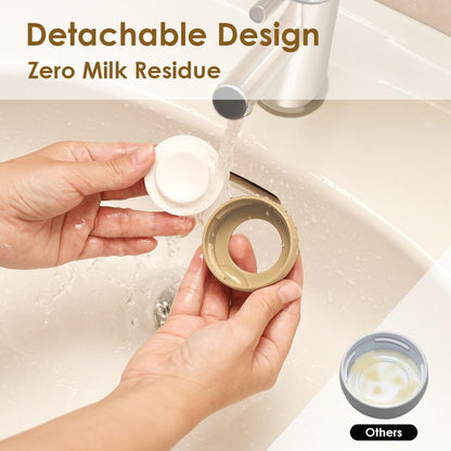 Maymom Wide-Mouth Milk Storage Feeding Collection Bottle with Nipple, Dome Cap, Bottle Top, SureSeal Sealing Disk; Compatible with Spectra Pump/Motif Luna; 5 pc (4.7Oz/140mL)